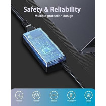 Adaptake 65W Dell Laptop Charger, Power Supply For Dell Inspiron 17, 15, 14, 13, 11, 7000, 5000, 3000, Series 3505, 3793, N5110, 5559, 5567, Latitude 3410, 3420, 3510, 3520, E5470, 7390, 7490, XPS 13, 15, LA65NS2-01, HA65NS5-00