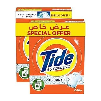 Tide Automatic Laundry Detergent Powder, 2.5 Kg, Dual Pack