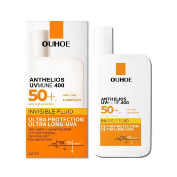 Ouhoe Sunscreen Gel Cream For High UVA UVB Protection SPF 50+ Sun Protection For Sensitive and Dry Skin 50ml