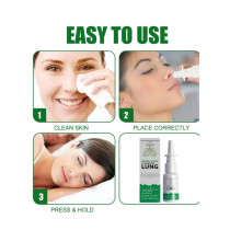 Onnature Herbal Organic Lung Cleanser And Repair Nasal Spray, Lung Purification, Detoxification, Relief Of Allergy Symptoms, Unblocking Breathing Passage And Improve Respiratory System - 20 ml