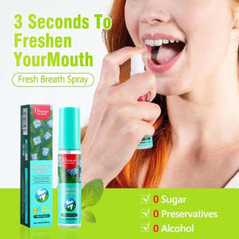 Disaar Oral Breath Freshener Mint Flavor Spray Refreshing Mouth Spray For Bad Breath - 20ml
