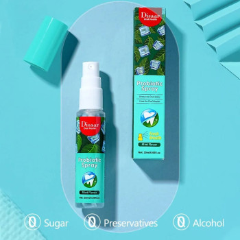 Disaar Oral Breath Freshener Mint Flavor Spray Refreshing Mouth Spray For Bad Breath - 20ml