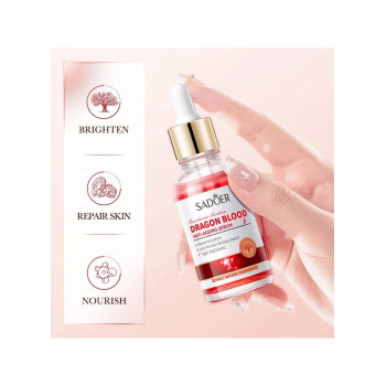 Sadoer Dragon Blood Anti-Aging Facial Serum For Wrinkles, Fade Fine Lines, Moisturizing, Firming and Skin Roughness