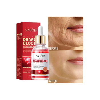 Sadoer Dragon Blood Anti-Aging Facial Serum For Wrinkles, Fade Fine Lines, Moisturizing, Firming and Skin Roughness