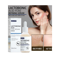 Eelhoe Lactobionic Acid Pore Refining Serum - Shrink Pores, Reduce Fine Lines, Pore Minimizer Serum and Repair Damaged Skin, 30 ml
