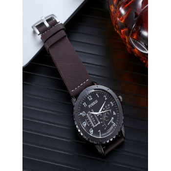 Men's Deluxe Gift Set - Watch, Wallet, Belt And Sunglasses - Stylish Accessories Collection and Perfect Birthday Gift Set