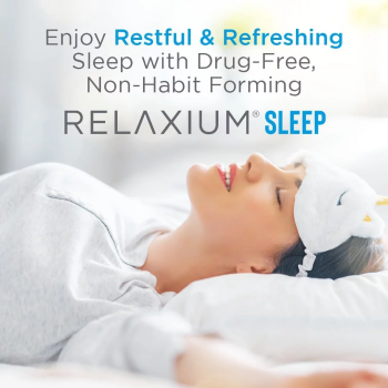 Relaxium Natural Sleep Aid - Sleep Supplement For Longer Sleep And Stress Relief Non-Habit Forming - 60 Capsules