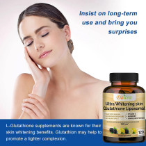 Daitea Ultra Skin Whitening Glutathione Collagen Anti-Aging And Anti Wrinkles Dietary Supplement For Dark Spot and Hyperpigmentation (60 Capsules)