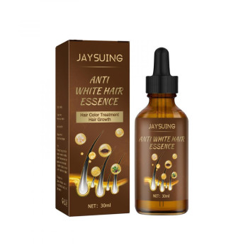 Jaysuing Anti White Hair Serum Gray To Black Nourish Hair Growth Prevents Gray Hair and Promotes Healthy Black Hair - 30ml