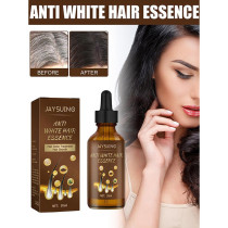 Jaysuing Anti White Hair Serum Gray To Black Nourish Hair Growth Prevents Gray Hair and Promotes Healthy Black Hair - 30ml