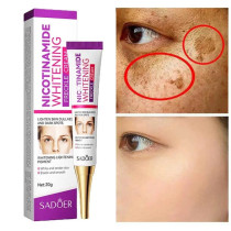 Sadoer Niacinamide Whitening Cream For Anti Aging Spots, Dark Spots, Melasma Freckle Acne Marks, Sunspots By UVA And UVB - 20g