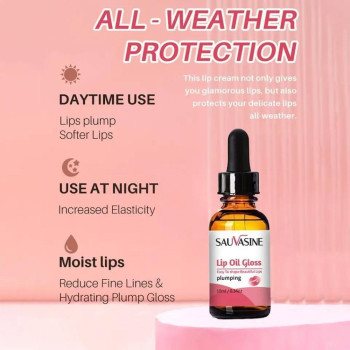 Sauvasine Lip Sleeping Mask Serum For Lip Moisturizing And Glowing, 10 ml