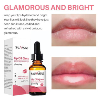Sauvasine Lip Sleeping Mask Serum For Lip Moisturizing And Glowing, 10 ml