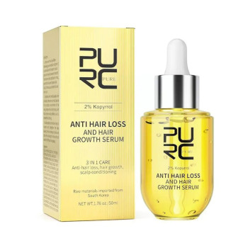 Purc Hair Growth And Anti Hair Loss Serum With Biotin Argan Oil Ginger For Men And Women - 50ml