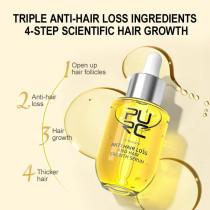 Purc Hair Growth And Anti Hair Loss Serum With Biotin Argan Oil Ginger For Men And Women - 50ml