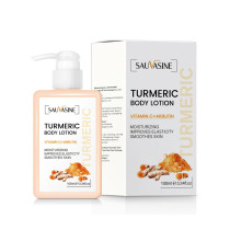 Sauvasine Anti-Aging Turmeric Body Lotion For Deep Skin Cleansing, Body Whitening and Moisturizing With Vitamin C And Alpha Arbutin - 100 ml