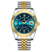 Poedagar Luxury Sport Wrist Watch For Man, Waterproof Luminous Date Quartz Stainless Steel Mens Watch