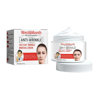 West And Month Anti-Aging Instant Wrinkle Removal Cream, Brighten Skin Tone and Control Oil - 40g