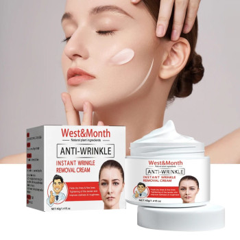 West And Month Anti-Aging Instant Wrinkle Removal Cream, Brighten Skin Tone and Control Oil - 40g