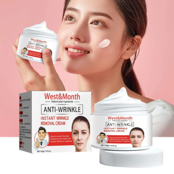 West And Month Anti-Aging Instant Wrinkle Removal Cream, Brighten Skin Tone and Control Oil - 40g