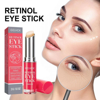 Eelhoe Anti-Wrinkle Retinol Eye Cream Stick Anti Puffiness, Remove Eye Dark Circles, Whitening And Skin Repair Stick - 0.1 Oz (3 g)