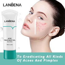 Lanbena Acne Treatment Gel To Clear Severe Acne Spot Shrink Pores Clear Acne Pimples Blemishes and Repair Acne Skin - 20g