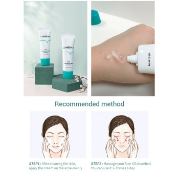 Lanbena Acne Treatment Gel To Clear Severe Acne Spot Shrink Pores Clear Acne Pimples Blemishes and Repair Acne Skin - 20g