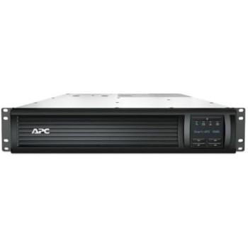 APC Smart UPS 230V With Smart Slot, Rackmount 2U, AVR, LCD, SMT3000RMI2U, Black