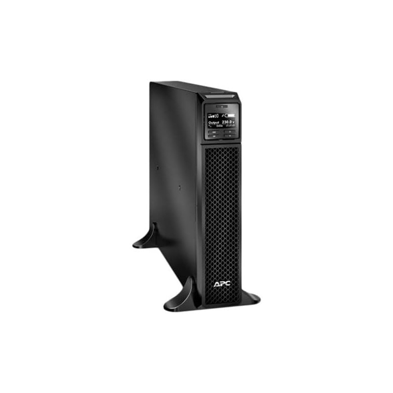APC Smart UPS SRT 2200VA, 230V With High Density And Double conversion Power Protection, SRT2200XLI, Black