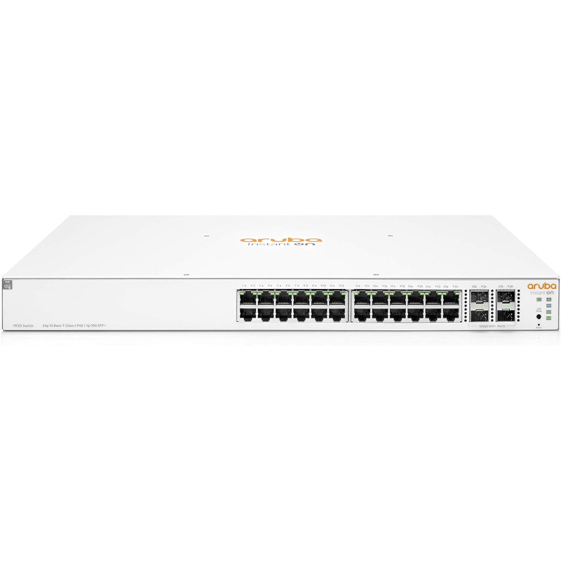 Aruba Networking Instant On Switch With 1930 24-Port Gb Ethernet 24 x GE PoE 195W, ‎JL683A#ABA, White