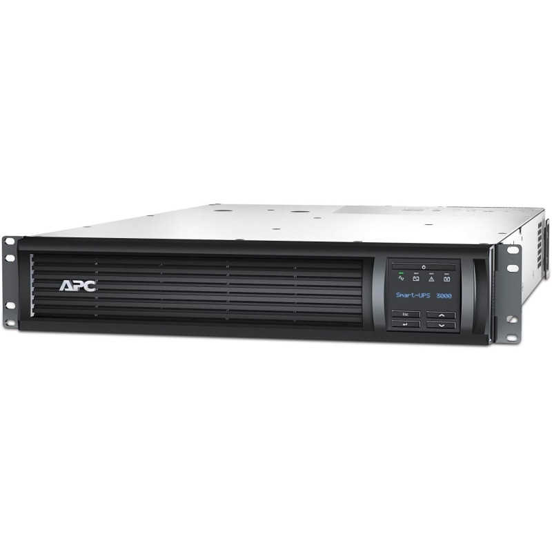 APC Electric Smart UPS SMT Smart Connect With Uninterruptible Power Supply 3000VA Rackmount 2U, Cloud enabled, 8 Outlets IEC-C13, SMT3000RMI2UC, Black