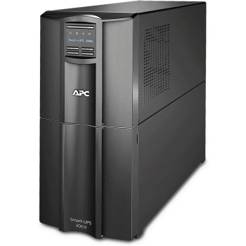 APC Smart UPS SMT Smart Connect With Power Supply 3000VA, Cloud enabled, 8 Outlets IEC-C13, SMT3000IC, Black