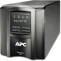 APC Smart UPS SMT Smart Connect With Power Supply 750VA, 15 Amps, SMT750IC, Black