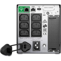 APC Smart UPS SMT Smart Connect With Power Supply 750VA, 15 Amps, SMT750IC, Black