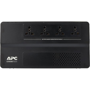 Schneider Electric APC Easy UPS, 1000VA, Floor/Wall Mount, 230V, 4x Universal Outlets, AVR, BV1000I-MSX, Black