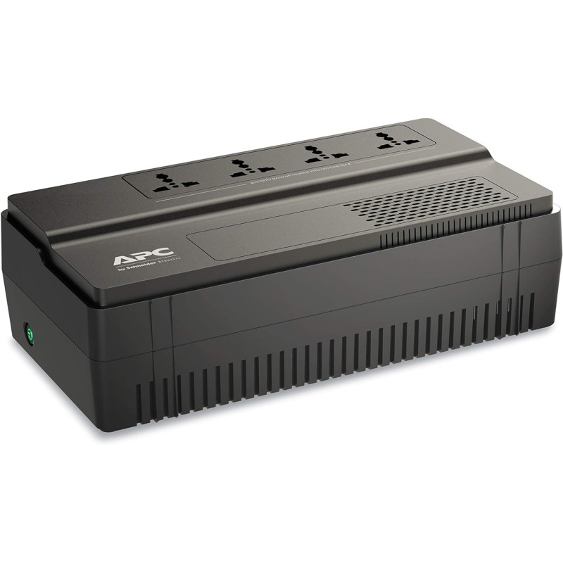 Schneider Electric APC Easy UPS, 800VA, Floor/Wall Mount, 230V, 4 Universal Outlets, AVR, BV800I-MSX, Black
