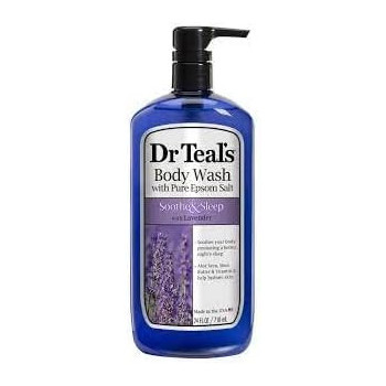 Dr Teal's Total Body Bliss Combo Of Lavender Soothe And Sleep With Vitamin C Glow And Radiance Body Wash Pack