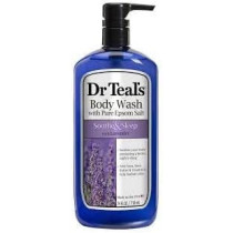 Dr Teal's Total Body Bliss Combo Of Lavender Soothe And Sleep With Vitamin C Glow And Radiance Body Wash Pack