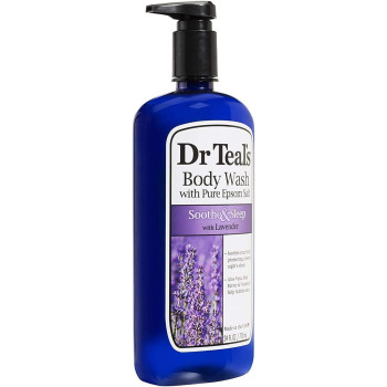Dr Teal's Body Wash Combo Pack of 48 fl oz, Soothe And Sleep with Lavender and Relax And Relief with Eucalyptus And Spearmint