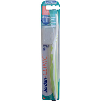 Jordan Clinic Toothbrush Medium Bristles With Excellent Dental Cleaning Comfort