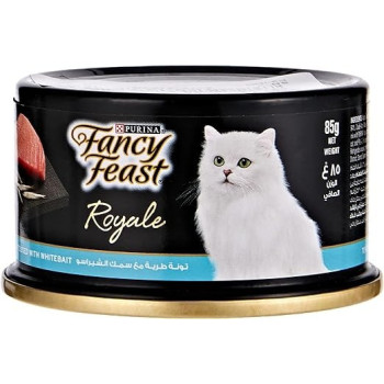 Purina Fancy Feast Royale Tender Tuna Tossed with Whitebait Cat Wet Food 85g X 12 pack