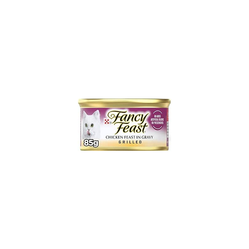 Purina Fancy Feast Grilled Chicken Feast Wet Cat Food 85G X 12 pack