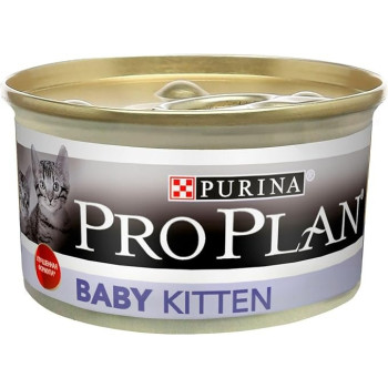Purina Pro Plan Baby Mousse Chicken Kitten Wet Food 85g x 12 pack