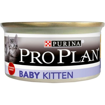 Purina Pro Plan Baby Mousse Chicken Kitten Wet Food 85g x 12 pack