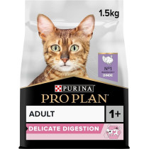 Purina Pro Plan DeliCate Optidigest Turkey Adult Dry Cat Food 1.5 Kg