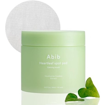 Abib Heartleaf Spot Pad Calming Touch 80 Pads, Refreshing Hydrating, Redness Relief
