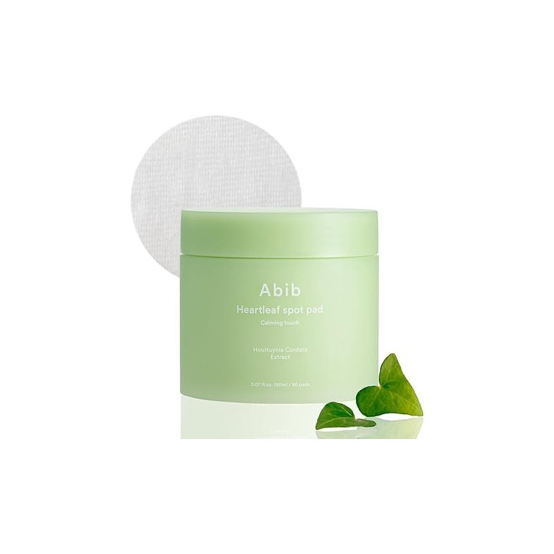 Abib Heartleaf Spot Pad Calming Touch 80 Pads, Refreshing Hydrating, Redness Relief