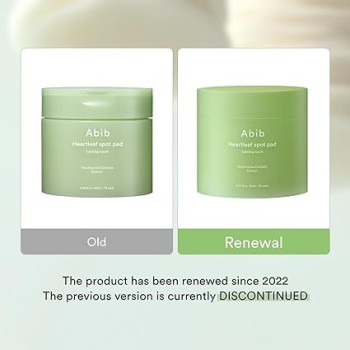 Abib Heartleaf Spot Pad Calming Touch 80 Pads, Refreshing Hydrating, Redness Relief