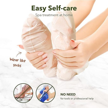 Purederm Shiny And Soft Foot Peeling Mask Set, 3 pair