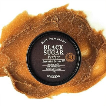 Skinfood Black Sugar Perfect Essential Scrub, 200G